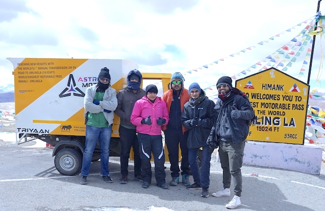 You are currently viewing MTInews: Astro Motors NAVYA becomes First 3 Wheeler Electric Vehicle to reach Umling La Pass – Highest Motorable Pass in the World