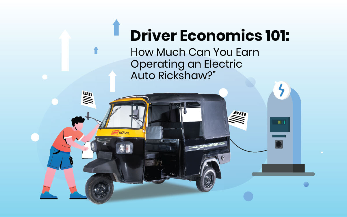 You are currently viewing Driver Economics 101: How Much Can You Earn Operating an Electric Auto Rickshaw?
